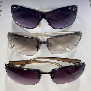 3 pairs of Y2K inspired sunglasses!!